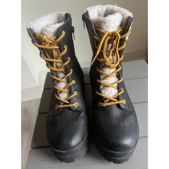 JUICY COUTURE Boots black faux fur - Picture 3 of 7